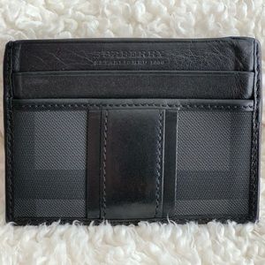 100% Authentic Burberry Leather Card Case